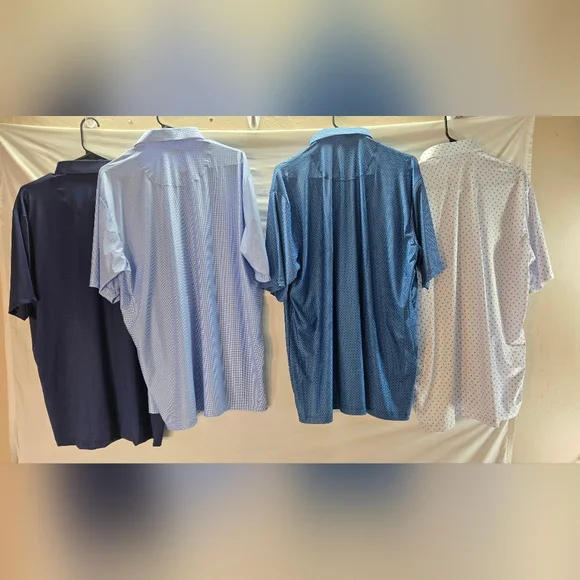 Lot of 4 Collars and Co Men's XL Relaxed Featherweight Polo Shirts NWT & NWOT - Picture 2 of 7